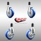 Service Caster 5 Inch 316SS Blue Poly Swivel 1-5/8 Inch Expanding Stem Caster Brake SCC, 2PK SS316EX20S514-PPUB-BLUE-2-TLB-2-158 - alternate 4